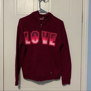 Justice love hoodie